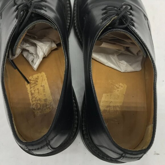 J. CREW Mens Shoes Dress Derby 7N Black Leather Plain Toe main image 5